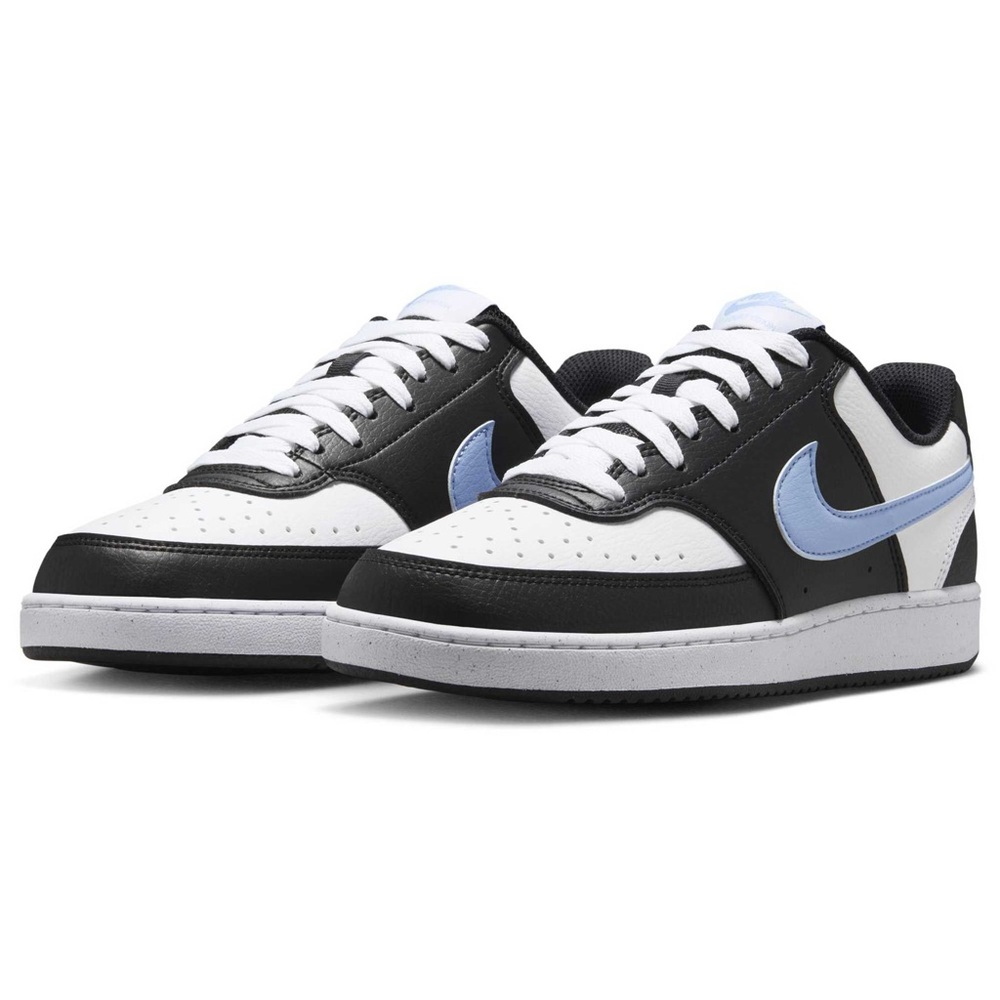 NEW Nike Court Vision Low Next Nature Sneakers | Rare Colorway with Blue Swoosh